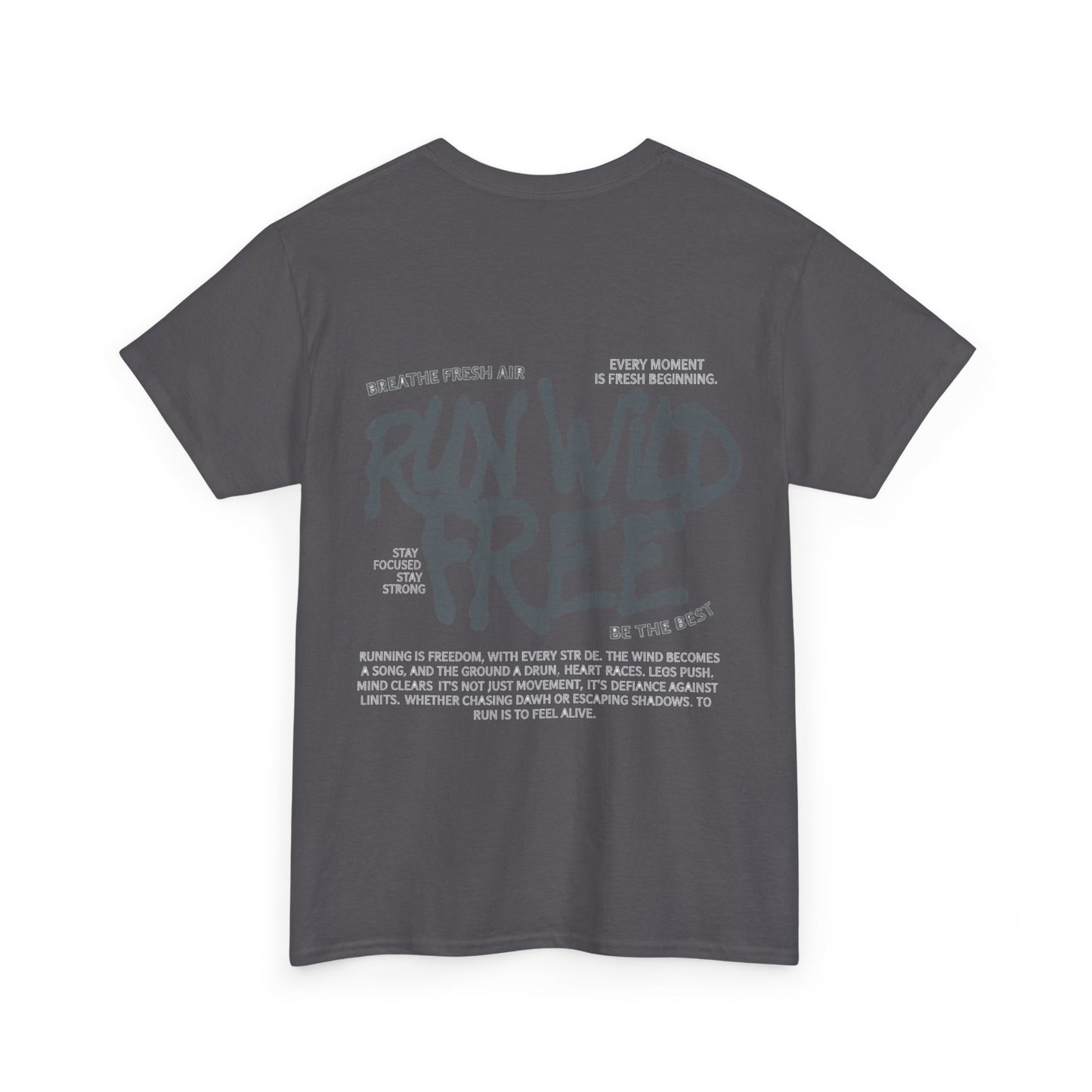 "Run Wild Free" Unisex Outdoor Tee β Relaxed Fit Adventure Shirt for Nature Lovers & Free Spirits