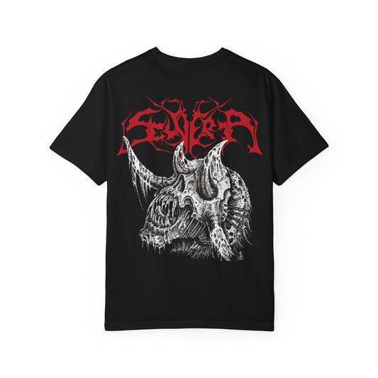 Skull Horns Graphic T-Shirt – Donkere Metal Streetwear