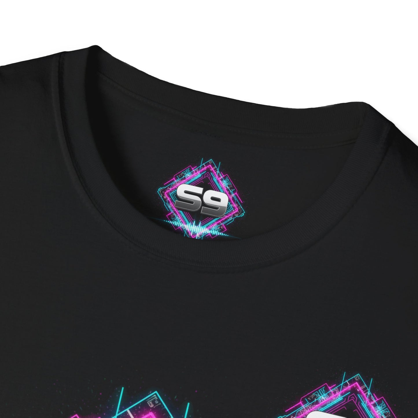 Sector9 T-shirt NeonEcho Sync - futuristic Techno Tee
