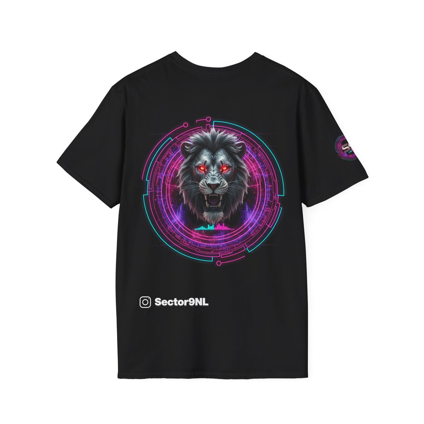 Sector9 T-shirt Cyber Neon Lion
