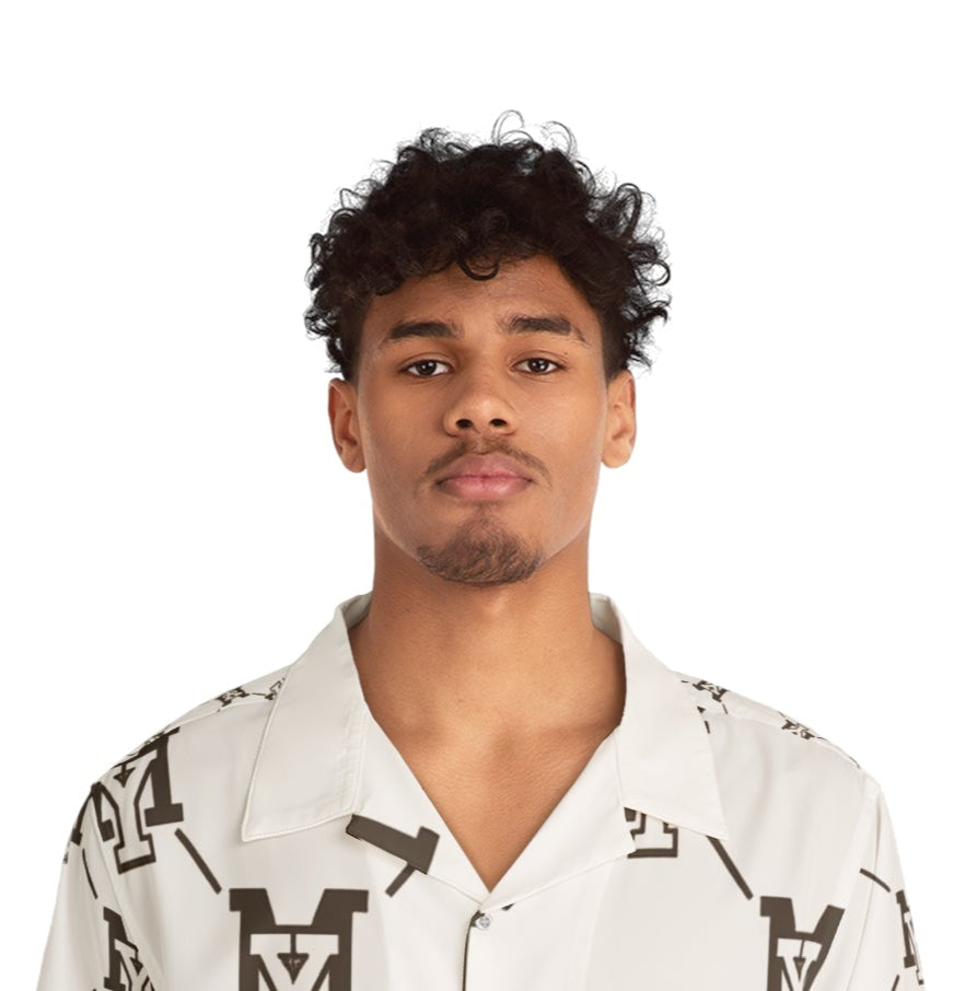 Men's Hawaiian Shirt, Tropical Vacation Shirt, Beach Party Attire, Casual Summer Wear, AOP Shirt for Men