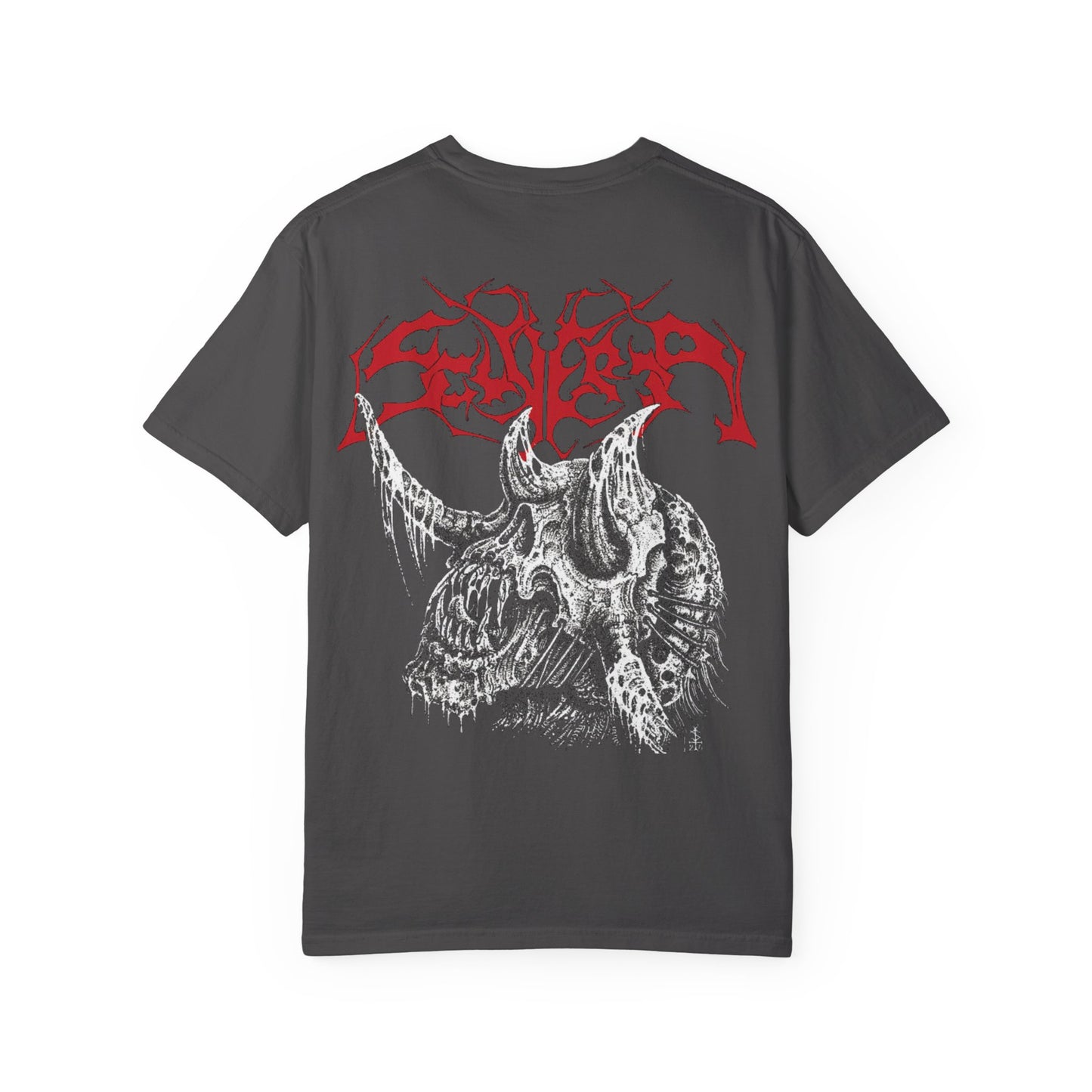 Skull Horns Graphic T-Shirt – Donkere Metal Streetwear