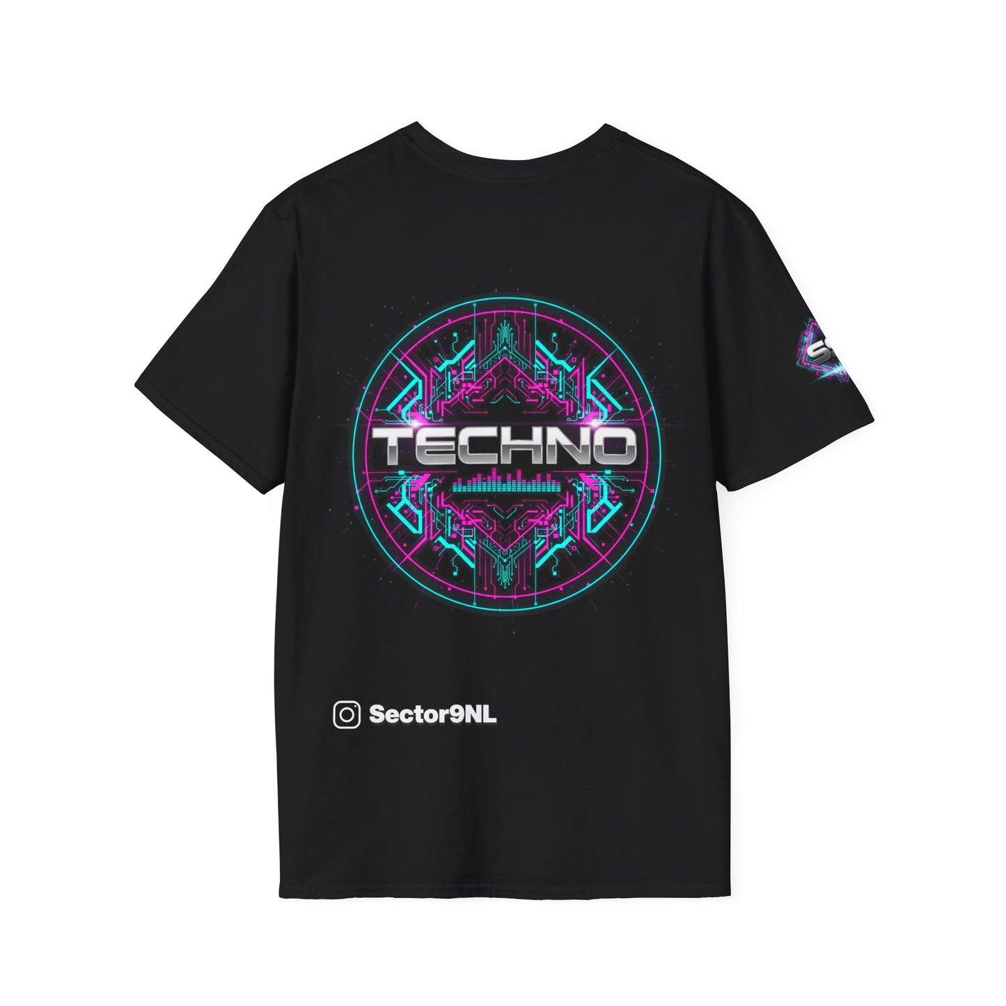 Sector9 T-shirt Neon - Techno Wave Tee