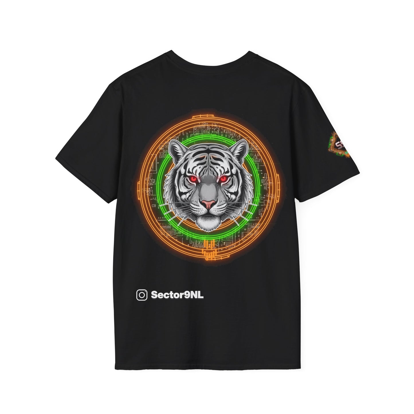 Sector9 T-shirt Cyber White Tiger